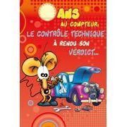 Carte Maxi Ze Souris - ... ans au compteur, le contrôle technique ... - 22X32 cm